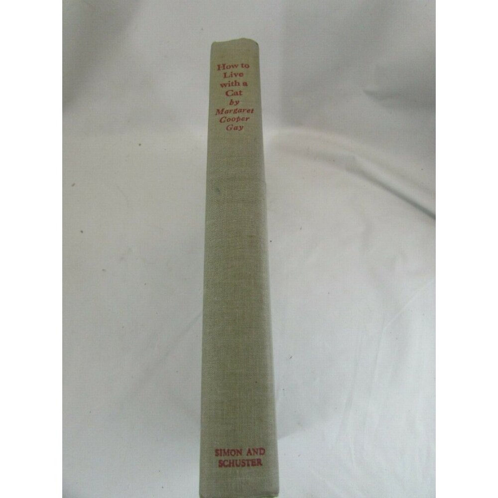 Vintage How to Live with a Cat Margaret Cooper Gay Hardcover Book 52230 - Picture 11 of 12
